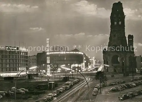 AK / Ansichtskarte Berlin Kaiser Wilhelm Gedaechtniskirche Berlin