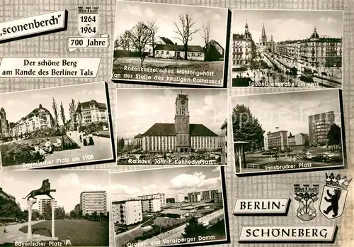 AK / Ansichtskarte Schoeneberg_Berlin Der schoene Berg am Rande des Berliner Tals Sehenswuerdigkeiten Schoeneberg Berlin