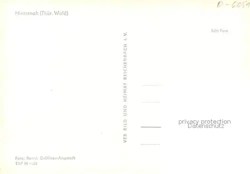 AK / Ansichtskarte Hinternah Ortsmotiv mit Denkmal Statue Hinternah