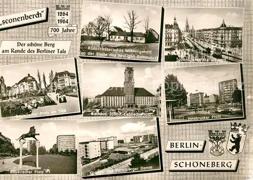 AK / Ansichtskarte Schoeneberg_Berlin Der schoene Berg am Rande des Berliner Tals Sehenswuerdigkeiten Schoeneberg Berlin
