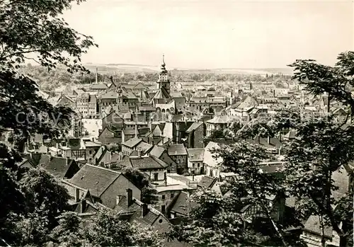 AK / Ansichtskarte Weissenfels_Saale Stadtpanorama Blick vom Klemmberg Weissenfels_Saale