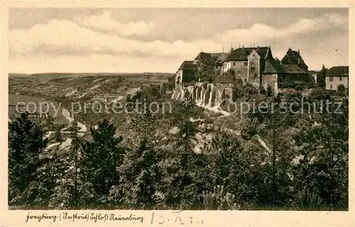 AK / Ansichtskarte Freyburg_Unstrut Panorama mit Schloss Neuenburg Freyburg_Unstrut