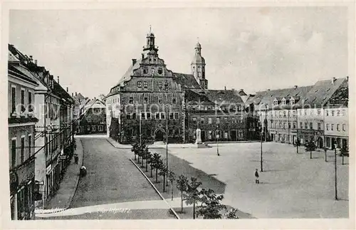 AK / Ansichtskarte Dippoldiswalde_Osterzgebirge Marktplatz Dippoldiswalde