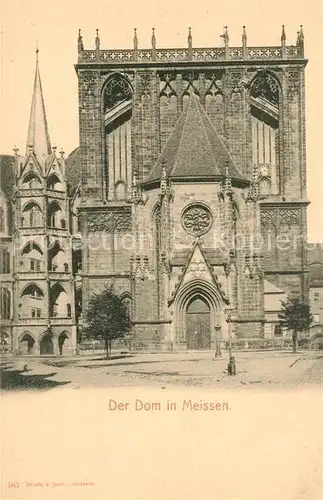 AK / Ansichtskarte Meissen_Elbe_Sachsen Dom Meissen_Elbe_Sachsen