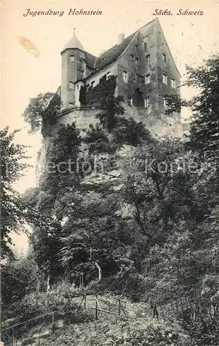 AK / Ansichtskarte Hohnstein_Saechsische_Schweiz Jugendburg Hohnstein_Saechsische