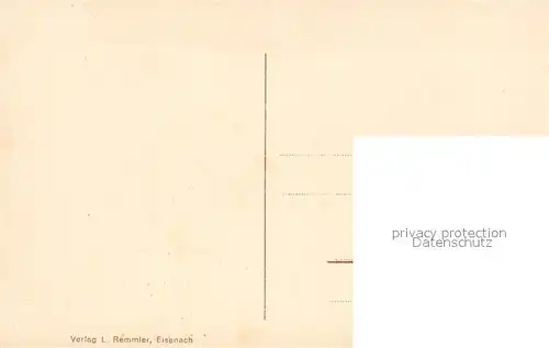 AK / Ansichtskarte Eisenach_Thueringen Dr Fritz Reuters Villa mit Wartbug Eisenach Thueringen