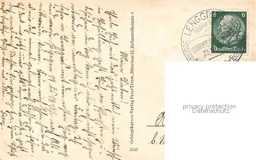 AK / Ansichtskarte Lenggries Flossfahrt Ortsansicht mit Kirche Landschaftspanorama Isartal Geierstein Demelspitze Benediktenwand Lenggries