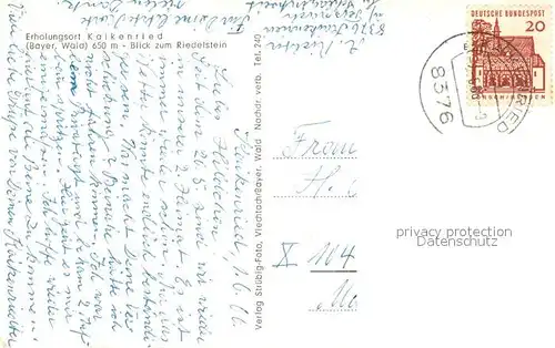 AK / Ansichtskarte Kaikenried mit Riedelstein Kaikenried