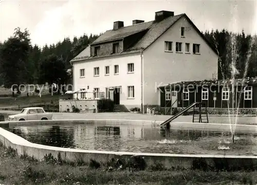 AK / Ansichtskarte Brotterode Waldgastst?tte Kr?tzersrasen Freibad Brotterode