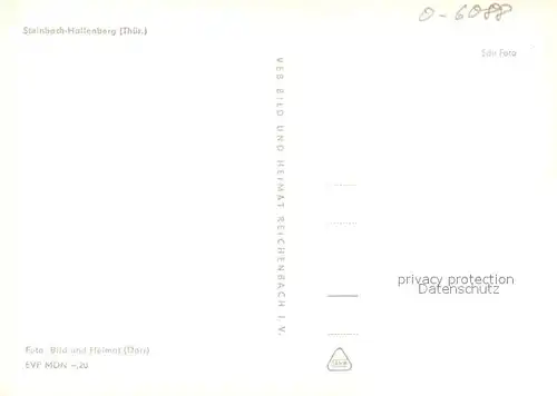 AK / Ansichtskarte Steinbach_Hallenberg  Steinbach_Hallenberg