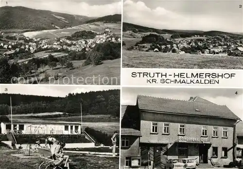 AK / Ansichtskarte Struth Helmershof B?rgerwald Kronstein Bergschwimmbad Restaurant Th?ringer Hof Struth Helmershof