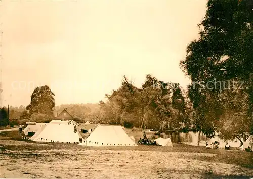 AK / Ansichtskarte Stendenitz Campin in Ruppiner Schweiz Stendenitz