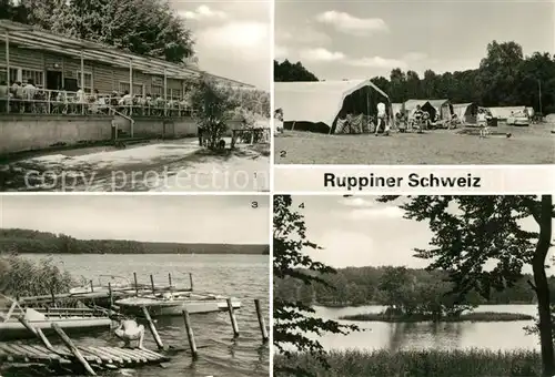 AK / Ansichtskarte Stendenitz Restaurant Waldsch?nke Camping Zerm?tzelsee Liebesinsel im Tornowsee Stendenitz
