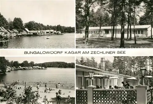 AK / Ansichtskarte Kagar Bungalowdorf am Zechliner See Kagar
