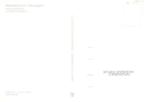 AK / Ansichtskarte Kleinzerlang Caf? am P?litzsee Kleinzerlang