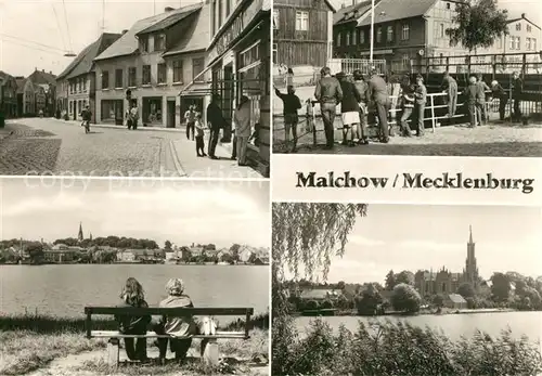 AK / Ansichtskarte Malchow Lange Strasse Drehbr?cke Malchow