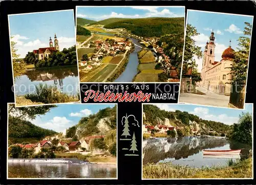 AK / Ansichtskarte Pielenhofen Naabtal Fliegeraufnahme Pielenhofen