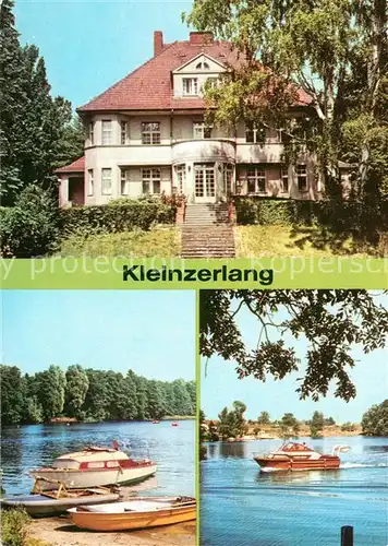 AK / Ansichtskarte Kleinzerlang Caf? am Pelitzsee Kleinzerlang