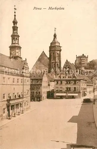 AK / Ansichtskarte Pirna Marktplatz Pirna