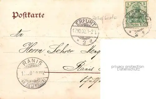 AK / Ansichtskarte Erfurt Blick vom Luisenpark Erfurt