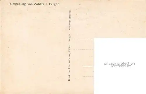 AK / Ansichtskarte Zoeblitz_Sachsen Ringmauer im Schwarzwassertal Landschaft Felsen Erzgebirge Zoeblitz Sachsen