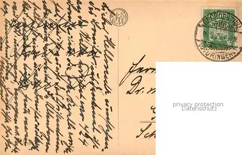 AK / Ansichtskarte Altenbergen_Thueringen Kandelaber Denkmal Altenbergen Thueringen