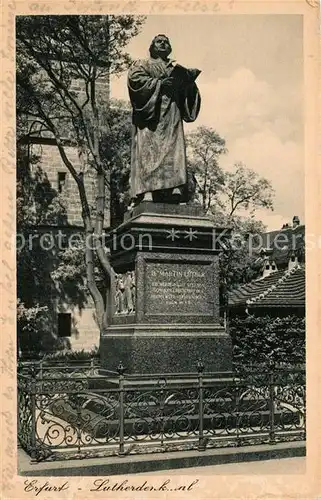AK / Ansichtskarte Erfurt Lutherdenkmal Erfurt