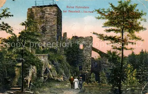 Neustadt_Harz Ruine Hohnstein Neustadt_Harz