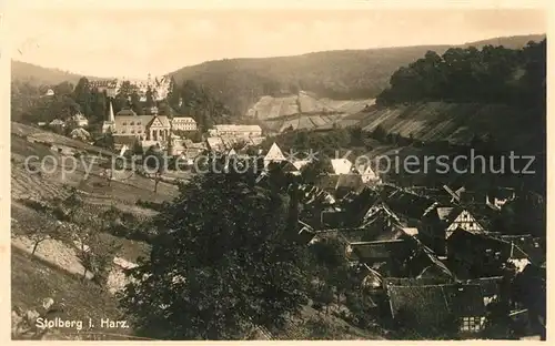 Stolberg_Harz Teilansicht mit Schloss Stolberg Harz