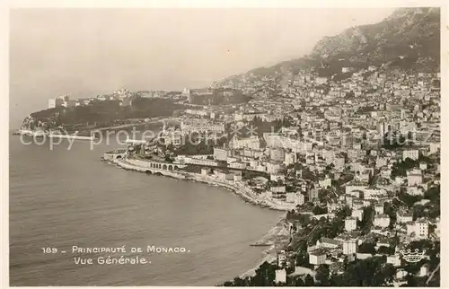 Monaco Vue generale de la Principaute Cote d Azur Monaco