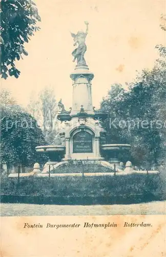 Rotterdam Fontein Burgemeester Hofmanplein Rotterdam
