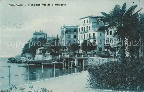 Abbazia_Istrien Pensione Victor e Augusta Abbazia_Istrien