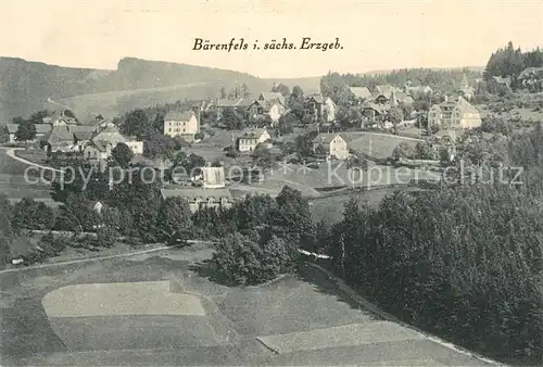 Baerenfels_Erzgebirge Fliegeraufnahme Baerenfels Erzgebirge