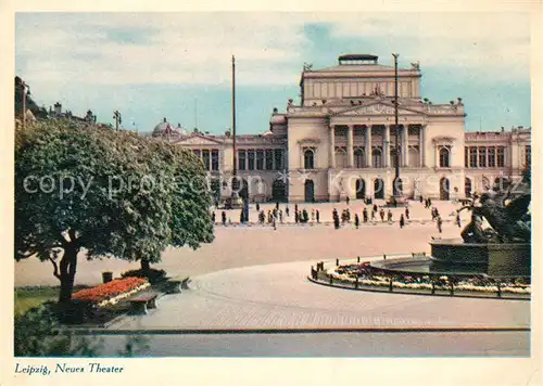 Leipzig Neues Theater Brunnen Leipzig