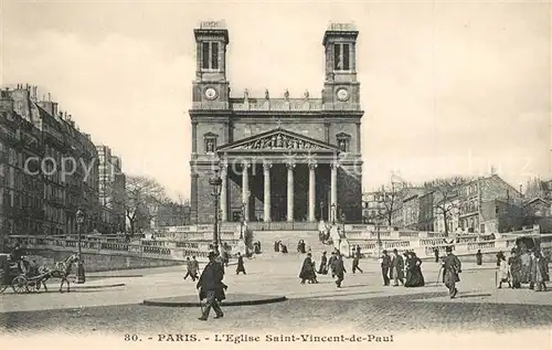 AK / Ansichtskarte Paris Eglise Saint Vincent de Paul Paris