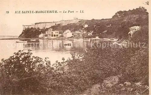 AK / Ansichtskarte Ile_Sainte Marguerite Le Port Ile_Sainte Marguerite