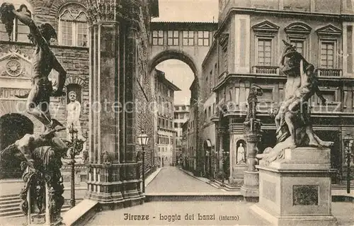 AK / Ansichtskarte Firenze_Toscana Loggia dei Lanzi Monumento Firenze Toscana