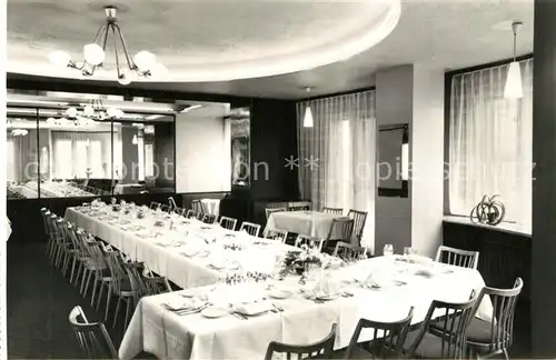 AK / Ansichtskarte Praha_Prahy_Prague Hotel Belvedere Salon Festtafel Praha_Prahy_Prague