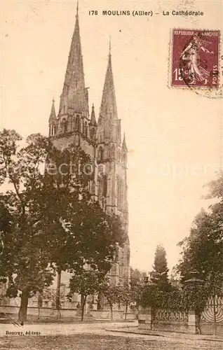 AK / Ansichtskarte Moulins_Allier La Cathedrale Moulins Allier