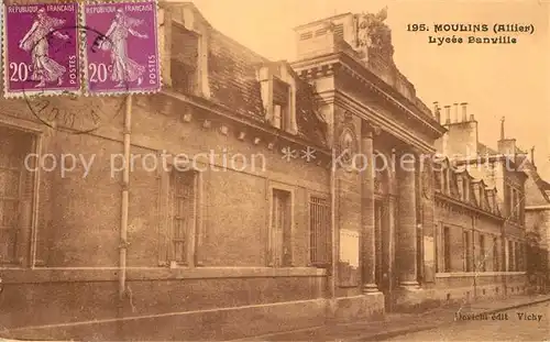 AK / Ansichtskarte Moulins_Allier Lycee Banville Moulins Allier