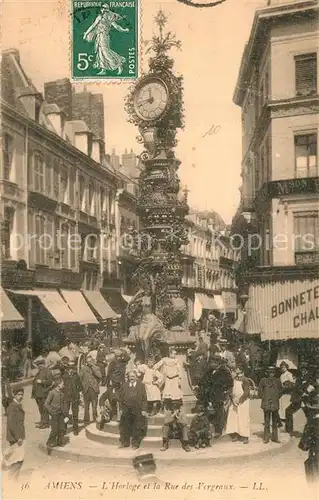 AK / Ansichtskarte Amiens Horloge Rue des Vergeaux Amiens