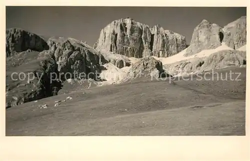 AK / Ansichtskarte Pordoijoch Panorama Pordoijoch