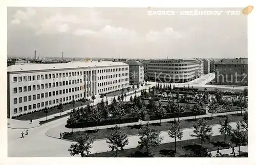 AK / Ansichtskarte Zagreb Stadtpanorama Zagreb