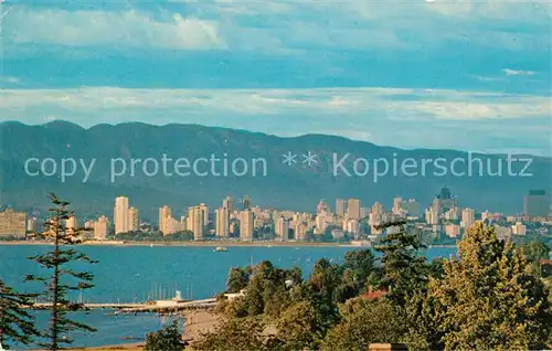 AK / Ansichtskarte Vancouver_British_Columbia Panorma English Bay Vancouver_British