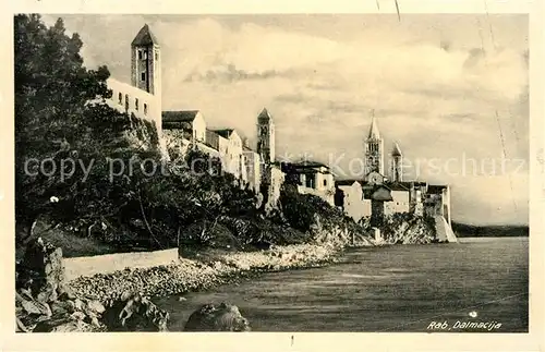 AK / Ansichtskarte Dalmacija Stadtpanorama Dalmacija