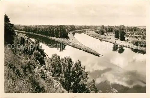AK / Ansichtskarte Melnik_Tschechien Soutok Labe Vltavou Melnik Tschechien