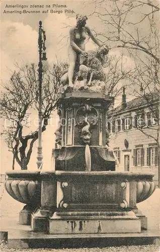 AK / Ansichtskarte Dubrovnik_Ragusa Amerling Brunnen Borgo Pille Dubrovnik Ragusa