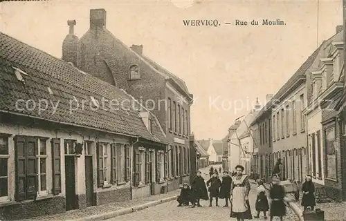 AK / Ansichtskarte Wervico Rue du Moulin Wervico