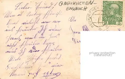 AK / Ansichtskarte Neukirchen_Enknach Zwei M?nner Portrait Neukirchen Enknach