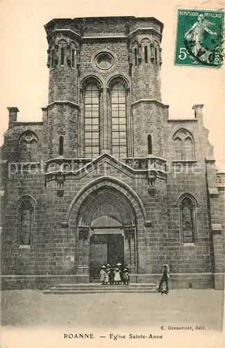 AK / Ansichtskarte Roanne_Loire Eglise Sainte Anne Kirche Roanne Loire